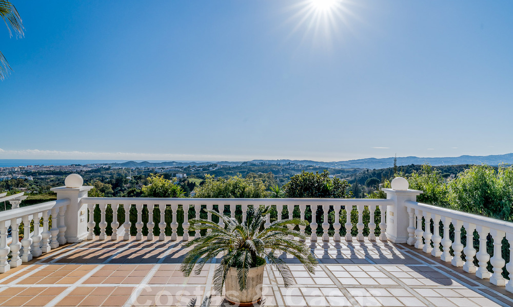 Spacious, Spanish palatial estate with breathtaking sea views for sale near Mijas Pueblo, Costa del Sol 53979