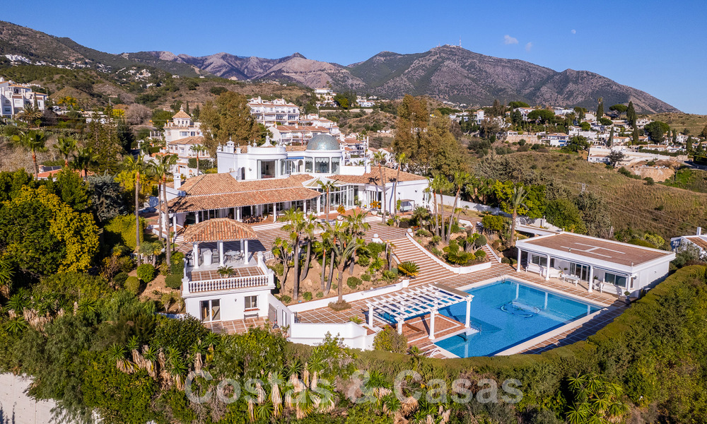 Spacious, Spanish palatial estate with breathtaking sea views for sale near Mijas Pueblo, Costa del Sol 54032