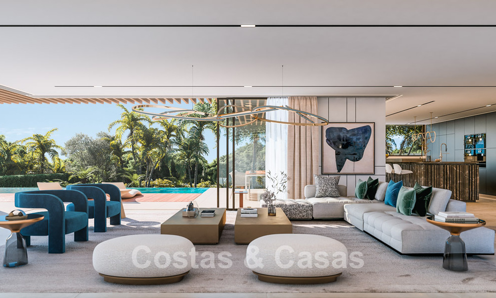 Exclusive development with 5 avant-garde designer villas for sale with panoramic sea views in Cascada de Camojan, Marbella 54046