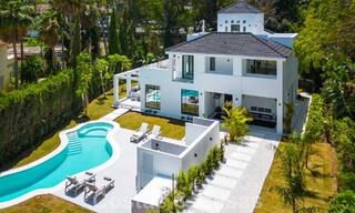 Contemporary renovated luxury villa for sale in the heart of Nueva Andalucia's golf valley, Marbella 54786 