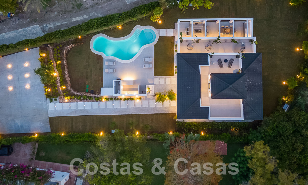 Contemporary renovated luxury villa for sale in the heart of Nueva Andalucia's golf valley, Marbella 54787