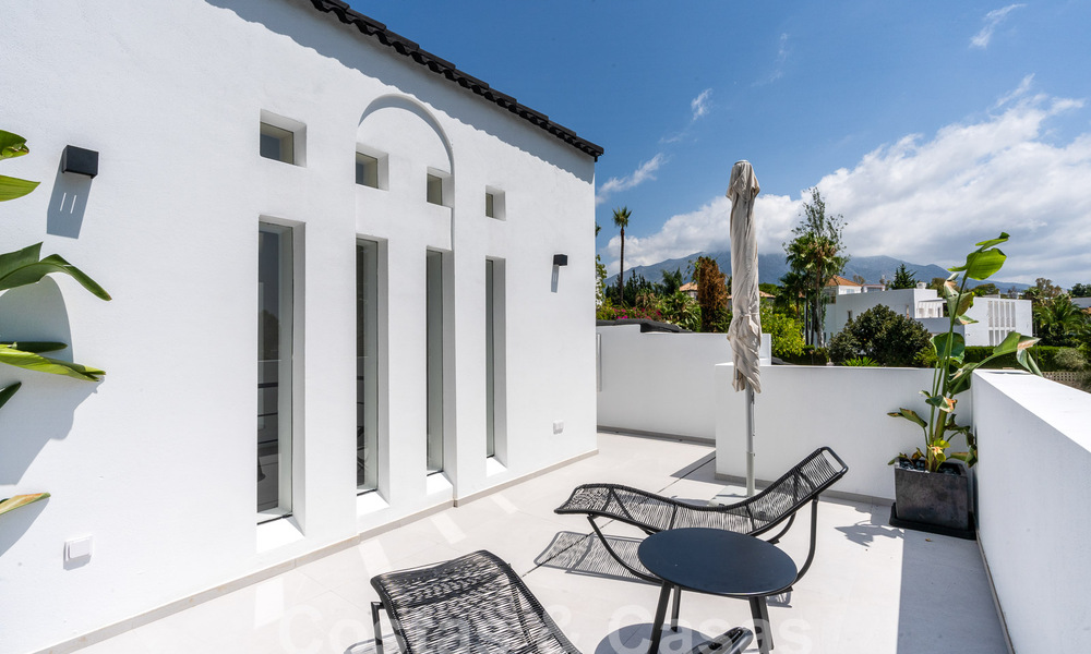 Contemporary renovated luxury villa for sale in the heart of Nueva Andalucia's golf valley, Marbella 54807