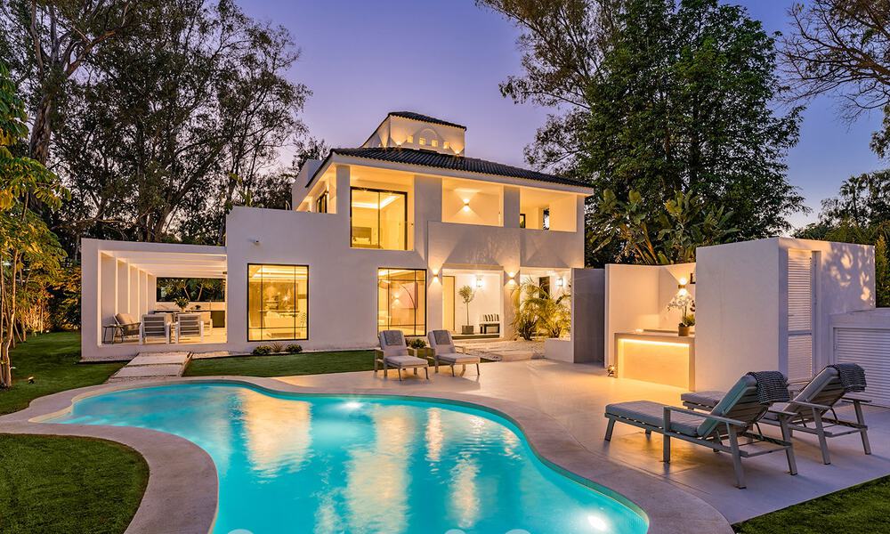 Contemporary renovated luxury villa for sale in the heart of Nueva Andalucia's golf valley, Marbella 62024