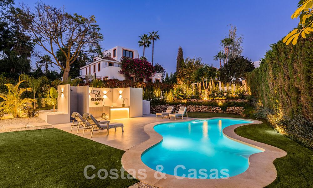 Contemporary renovated luxury villa for sale in the heart of Nueva Andalucia's golf valley, Marbella 62025