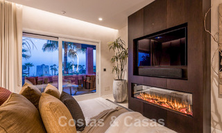Unique luxury penthouse for sale, frontline beach on the New Golden Mile between Marbella and Estepona centre 54212 
