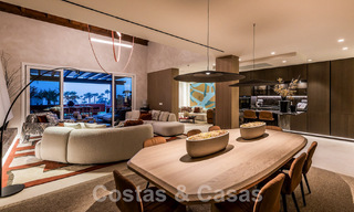 Unique luxury penthouse for sale, frontline beach on the New Golden Mile between Marbella and Estepona centre 54218 