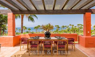 Unique luxury penthouse for sale, frontline beach on the New Golden Mile between Marbella and Estepona centre 54234 