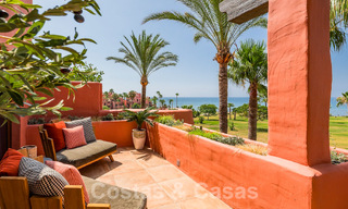 Unique luxury penthouse for sale, frontline beach on the New Golden Mile between Marbella and Estepona centre 54242 