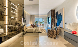 Unique luxury penthouse for sale, frontline beach on the New Golden Mile between Marbella and Estepona centre 54261 