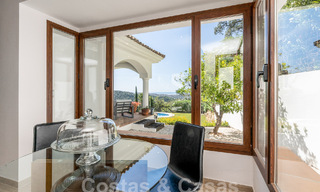 Detached luxury villa in a classic Spanish style for sale with sublime sea views in Marbella - Benahavis 55162 