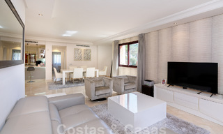 Luxury garden apartment for sale in a frontline beach complex on the New Golden Mile between Marbella and Estepona 55293 