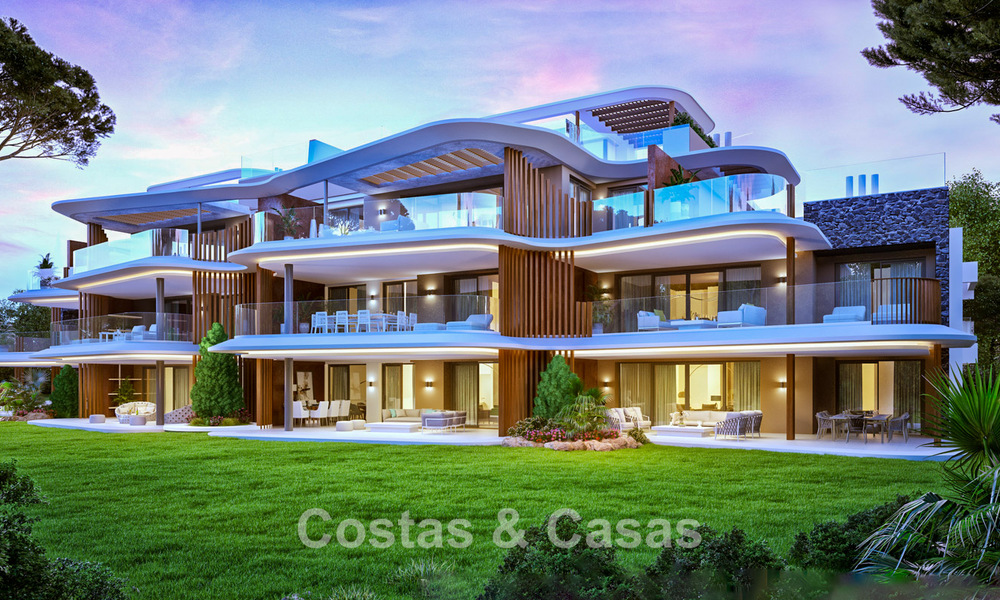Luxury apartments with innovative design for sale in a large nature and golf resort in Marbella - Benahavis 54734