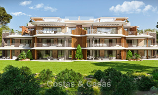 Luxury apartments with innovative design for sale in a large nature and golf resort in Marbella - Benahavis 54736 