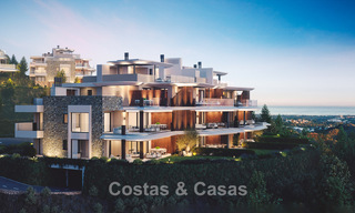 Luxury apartments with innovative design for sale in a large nature and golf resort in Marbella - Benahavis 54742 