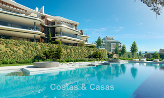 Luxury apartments with innovative design for sale in a large nature and golf resort in Marbella - Benahavis 54745 