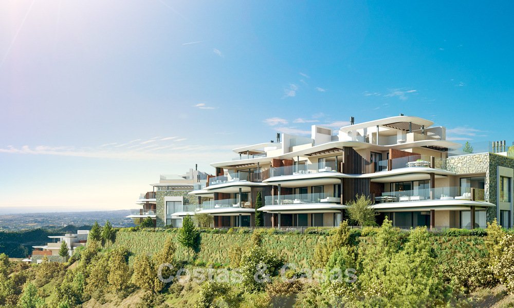 Luxury apartments with innovative design for sale in a large nature and golf resort in Marbella - Benahavis 54747