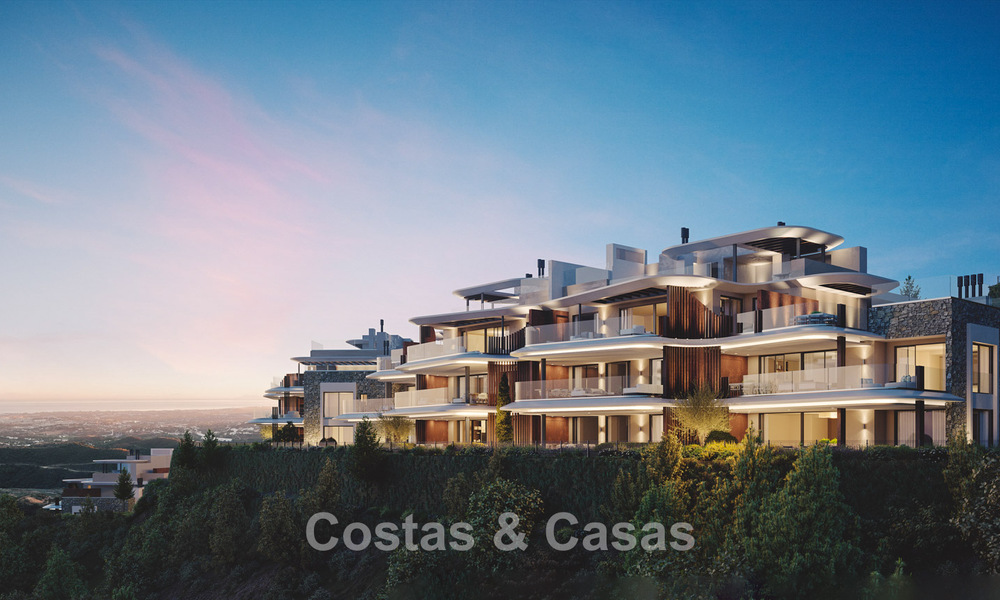 Luxury apartments with innovative design for sale in a large nature and golf resort in Marbella - Benahavis 54748