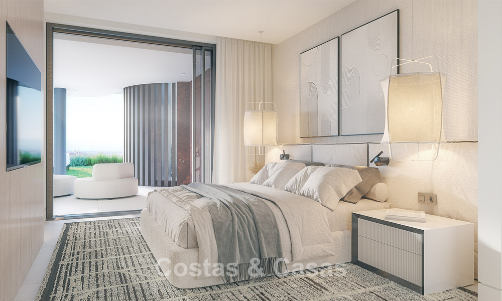 Luxury apartments with innovative design for sale in a large nature and golf resort in Marbella - Benahavis 54766