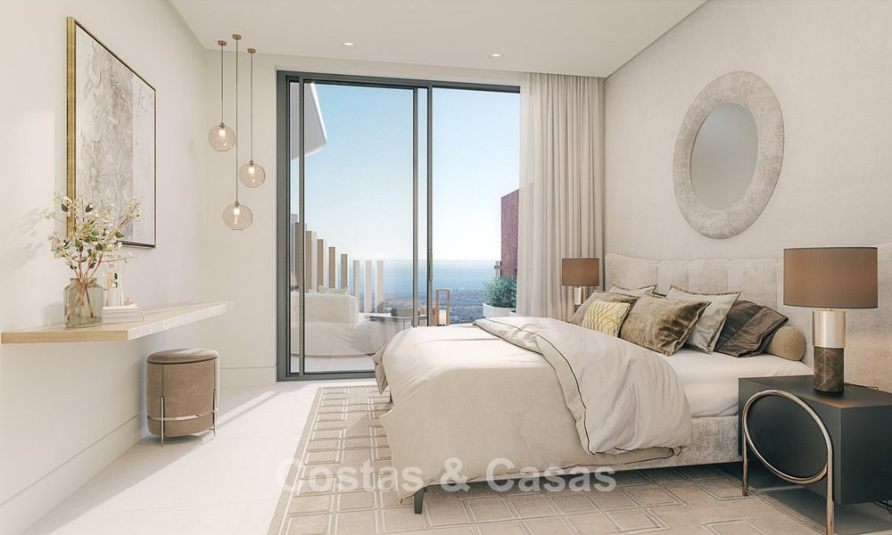 New on the market! Luxury apartments with innovative design for sale in a large nature and golf resort in Marbella - Benahavis 54767