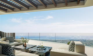 Luxury apartments with innovative design for sale in a large nature and golf resort in Marbella - Benahavis 54778 