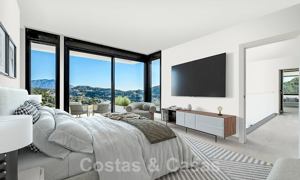 Brand new, modern luxury villa for sale with panoramic views in Marbella - Benahavis 61440