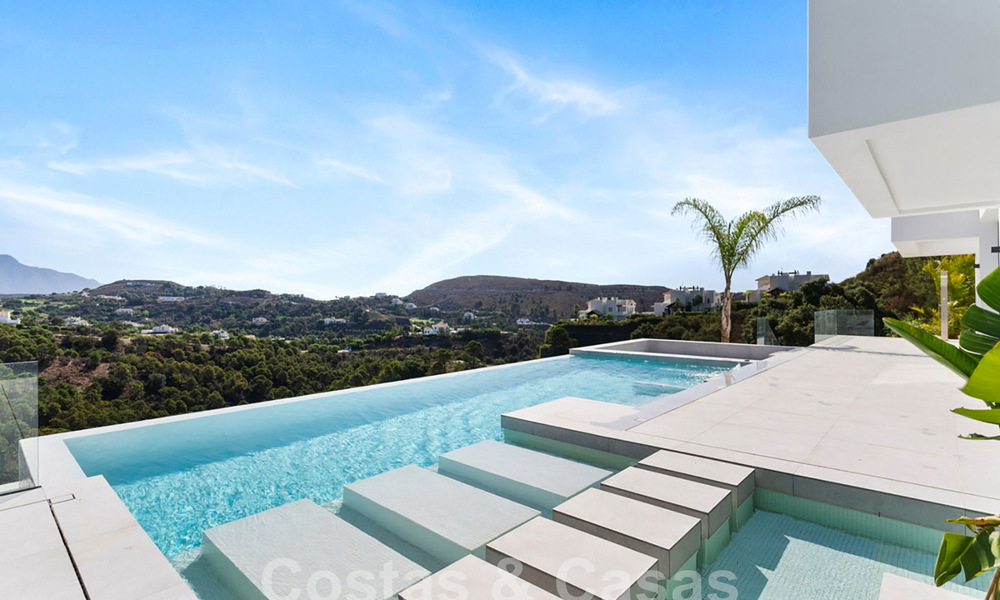 Brand new, modern luxury villa for sale with panoramic views in Marbella - Benahavis 61441
