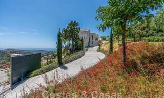 Luxury contemporary Andalusian-style villa for sale in fantastic, natural surroundings of Marbella - Benahavis 55224 