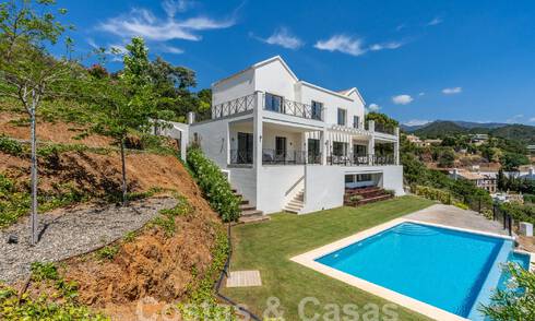 Luxury contemporary Andalusian-style villa for sale in fantastic, natural surroundings of Marbella - Benahavis 55280