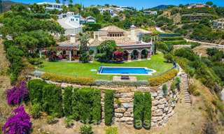 Spanish luxury villa for sale with panoramic views in gated community surrounded by nature in Marbella - Benahavis 55323 