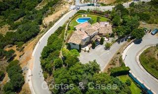 Spanish luxury villa for sale with panoramic views in gated community surrounded by nature in Marbella - Benahavis 55324 