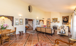 Spanish luxury villa for sale with panoramic views in gated community surrounded by nature in Marbella - Benahavis 55328 