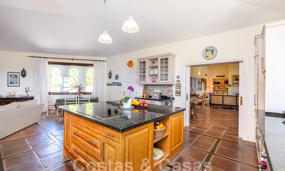 Spanish luxury villa for sale with panoramic views in gated community surrounded by nature in Marbella - Benahavis 55333