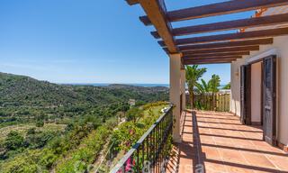 Spanish luxury villa for sale with panoramic views in gated community surrounded by nature in Marbella - Benahavis 55353 