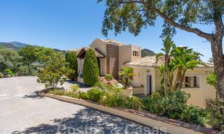 Spanish luxury villa for sale with panoramic views in gated community surrounded by nature in Marbella - Benahavis 55358 