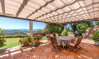 Spanish luxury villa for sale with panoramic views in gated community surrounded by nature in Marbella - Benahavis 55361 