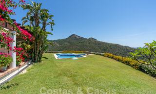 Spanish luxury villa for sale with panoramic views in gated community surrounded by nature in Marbella - Benahavis 55364 