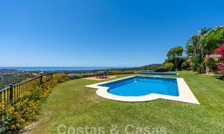 Spanish luxury villa for sale with panoramic views in gated community surrounded by nature in Marbella - Benahavis 55366 