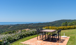 Spanish luxury villa for sale with panoramic views in gated community surrounded by nature in Marbella - Benahavis 55367 