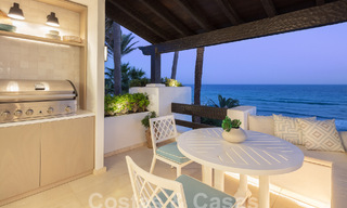 Luxury beachfront penthouse for sale with frontal sea views in Puente Romano on Marbella's Golden Mile 55065 