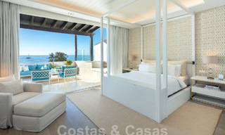 Luxury beachfront penthouse for sale with frontal sea views in Puente Romano on Marbella's Golden Mile 55071 