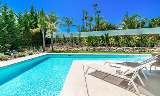 Spacious contemporary luxury villa located on frontline golf with views of La Concha mountain in Nueva Andalucia, Marbella 55564 