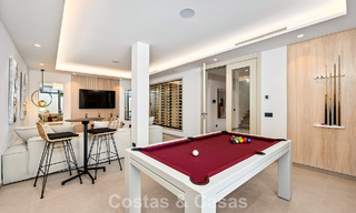 Spacious contemporary luxury villa located on frontline golf with views of La Concha mountain in Nueva Andalucia, Marbella 786390 