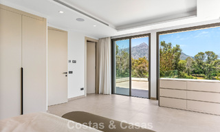 Spacious contemporary luxury villa located on frontline golf with views of La Concha mountain in Nueva Andalucia, Marbella 786401 
