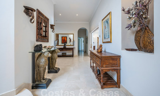 Stately luxury Andalusian-style mansion with sea views in Nueva Andalucia's golf valley, Marbella 55670 