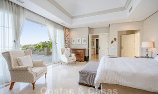 Stately luxury Andalusian-style mansion with sea views in Nueva Andalucia's golf valley, Marbella 55673 