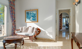 Stately luxury Andalusian-style mansion with sea views in Nueva Andalucia's golf valley, Marbella 55685 