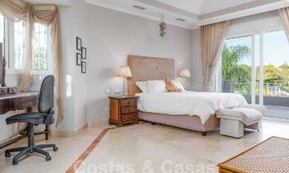 Stately luxury Andalusian-style mansion with sea views in Nueva Andalucia's golf valley, Marbella 55692 