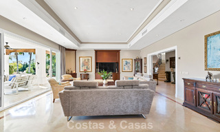 Stately luxury Andalusian-style mansion with sea views in Nueva Andalucia's golf valley, Marbella 779165 