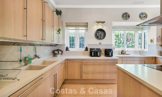 Stately luxury Andalusian-style mansion with sea views in Nueva Andalucia's golf valley, Marbella 779170 
