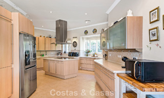 Stately luxury Andalusian-style mansion with sea views in Nueva Andalucia's golf valley, Marbella 779173 